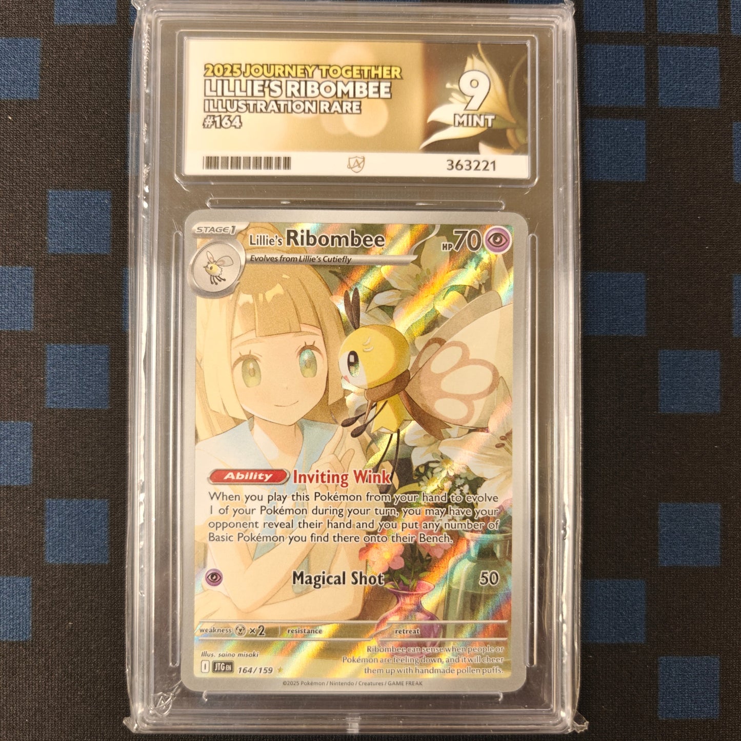 Pokemon TCG Lillie's Ribombee Journey Together 164/159  (ACE 9)