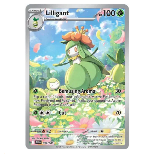 Pokemon TCG Lilligant Black Bolt 092/086