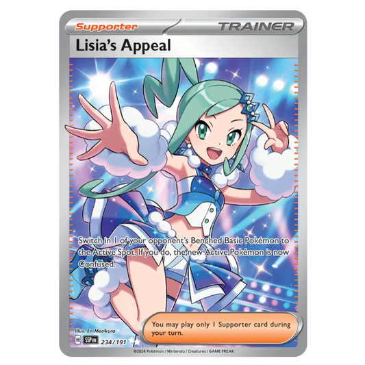 Pokemon TCG Lisia’s Appeal Surging Sparks 234/191