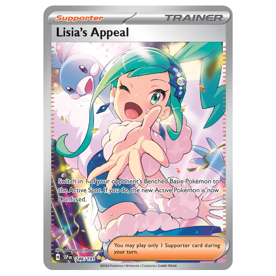 Pokemon TCG Lisia's Appeal Surging Sparks 246/191