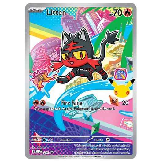 Pokemon TCG Litten Promo 044