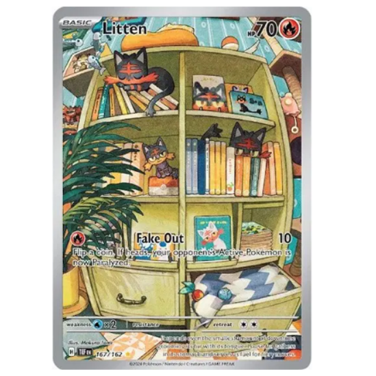 Pokemon TCG Litten Temporal Forces 167/162 