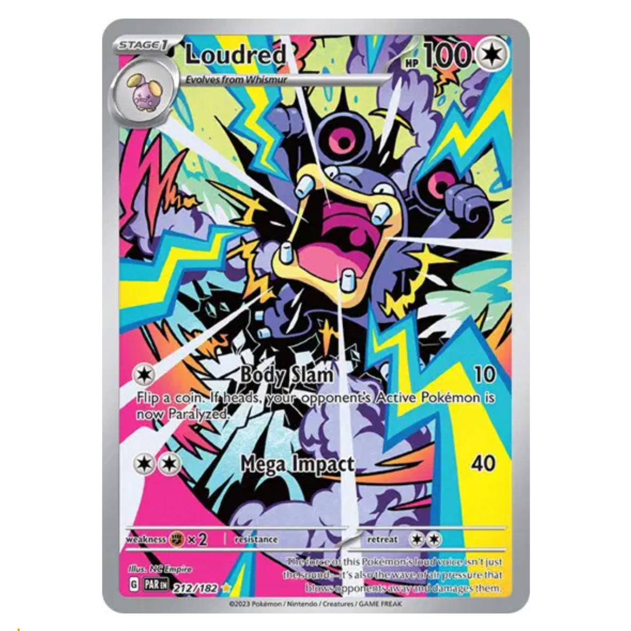 Pokemon TCG Louder Paradox Rift 212/182