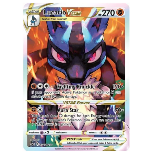 Pokemon TCG Lucario VSTAR Sword & Shield Promo SWSH291 
