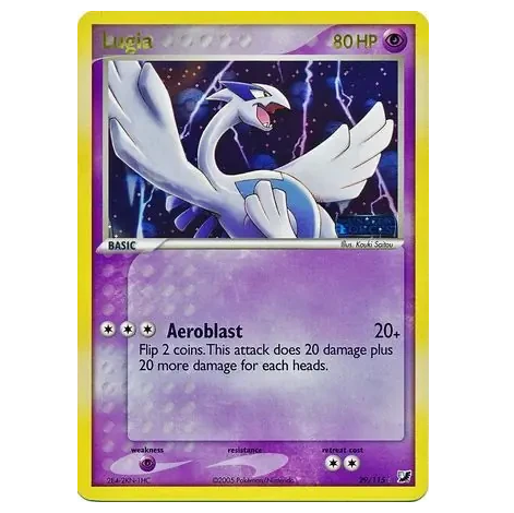 Pokemon TCG Lugia *Holo* EX Unseen Forces 29/115
