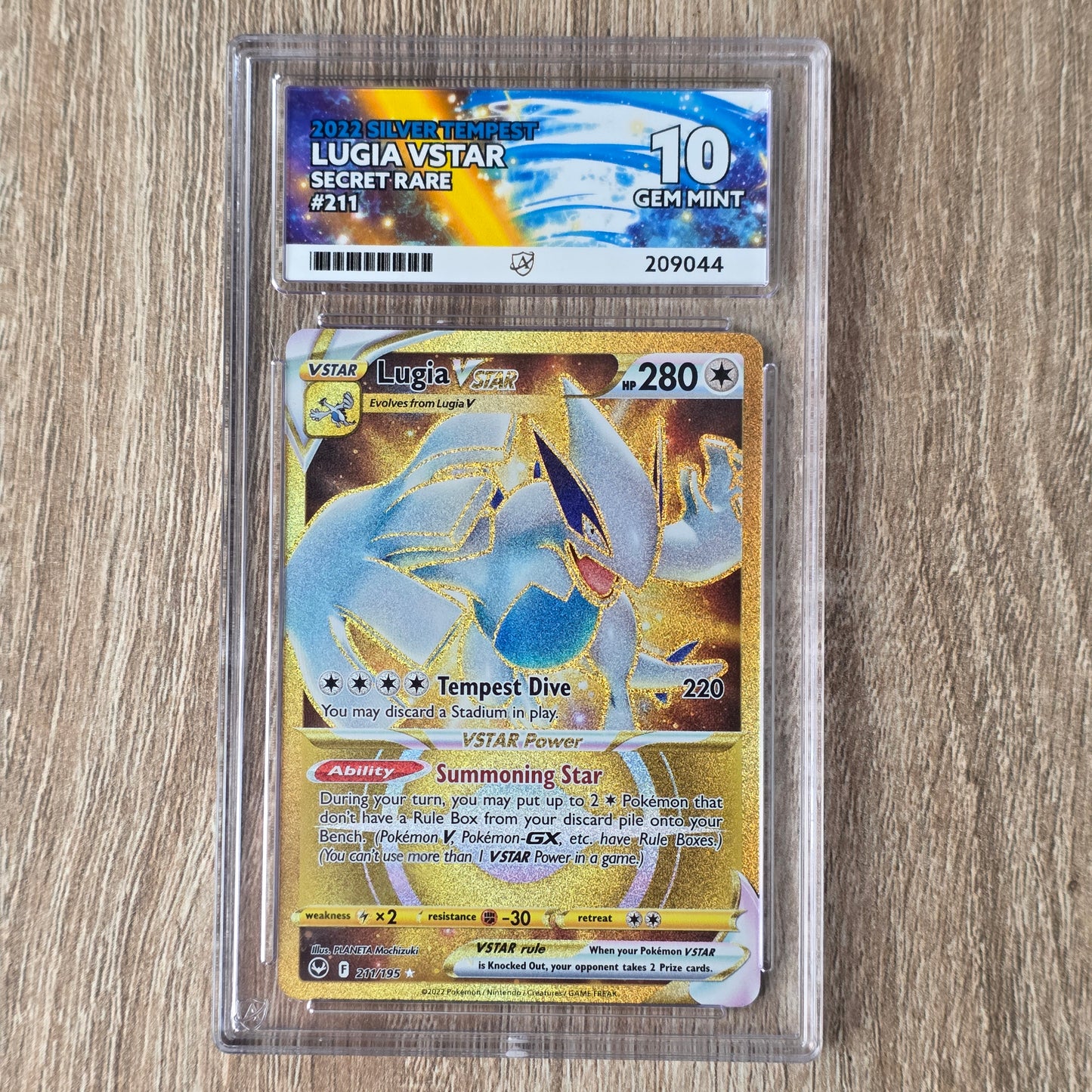 Pokemon TCG Lugia VSTAR Silver Tempest 211/195 (Ace 10)