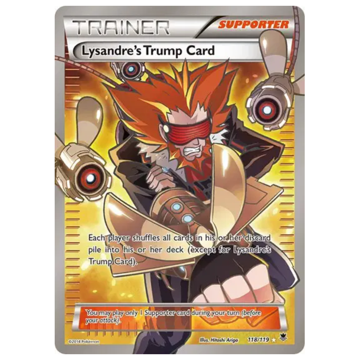 Pokemon TCG Lysandre's Trump Card XY Phantom Forces 118/119
