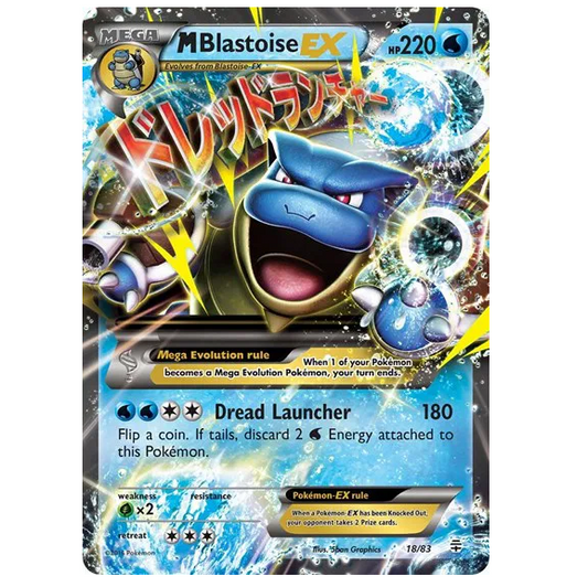 Pokemon TCG M Blastoise EX Generations 18/83