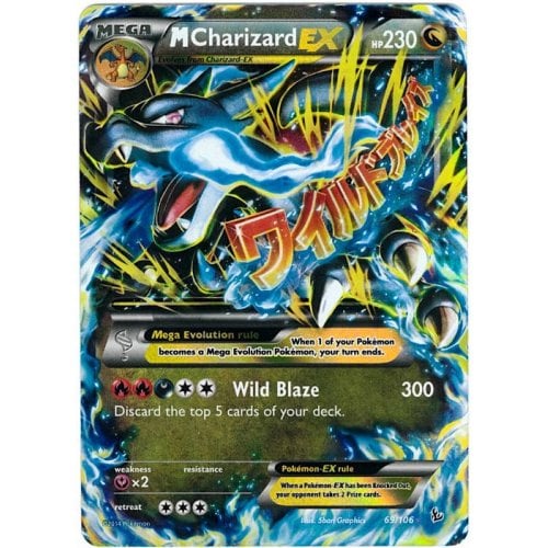 Pokemon TCG M Charizard EX Flashfire 69/106