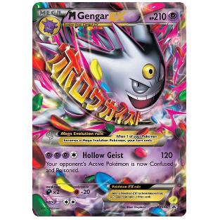 Pokemon TCG M Gengar EX XY Promos XY166
