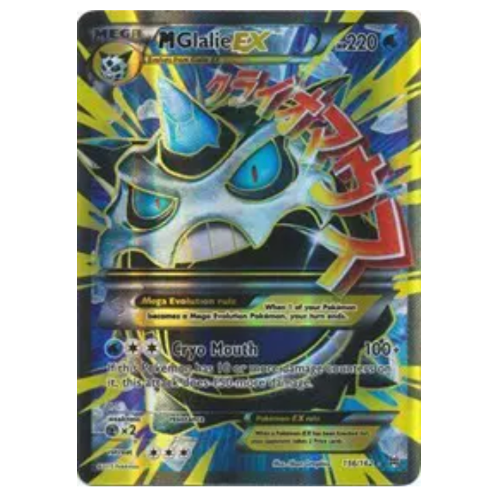 Pokemon TCG M Glalie EX BREAKthrough 156/162