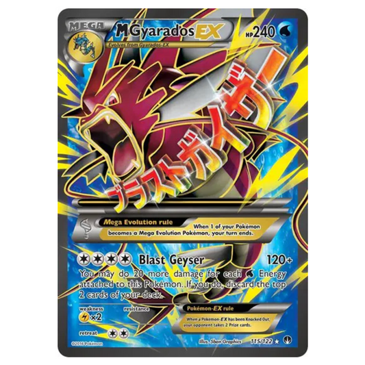 Pokemon TCG M Gyarados EX BREAKpoint 115/122
