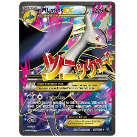 Pokemon TCG M Latios EX Roaring Skies 102/108