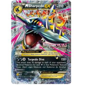 Pokemon TCG M Sharpedo EX XY Promos XY200