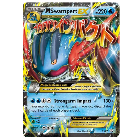 Pokemon TCG M Swampert EX Promo XY87.