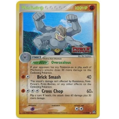 Pokemon TCG Machamp EX Power Keepers *Stamped* 11/108