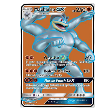 Pokemon TCG Machamp GX Burning Shadows 135/147