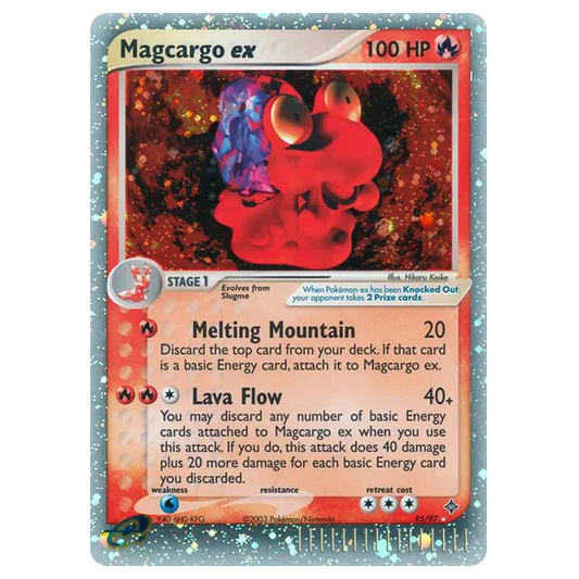 Pokemon TCG Magcargo ex Dragon 95/97