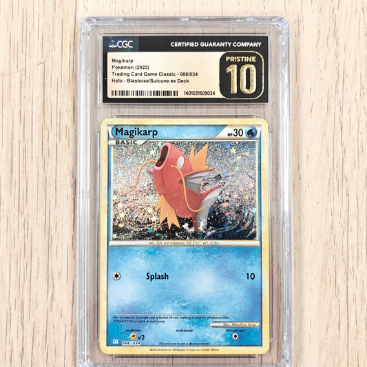 Pokemon TCG Magikarp Classic Collction 006/034 CGC Pristine 10