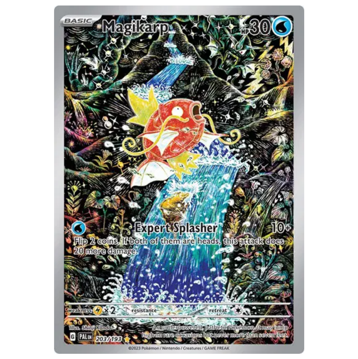 Pokemon TCG Magikarp Paldea Evolved 203/193