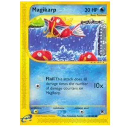 Pokemon TCG Magikarp e-Card Expedition 118/165