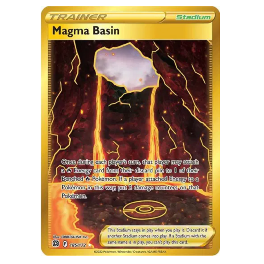 Pokemon TCG Magma Basin Brilliant Stars 185/172