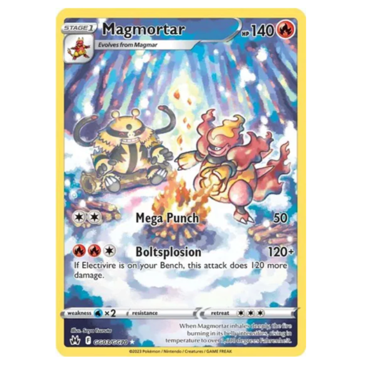 Pokemon TCG Magmortar Crown Zenith GG03/GG70