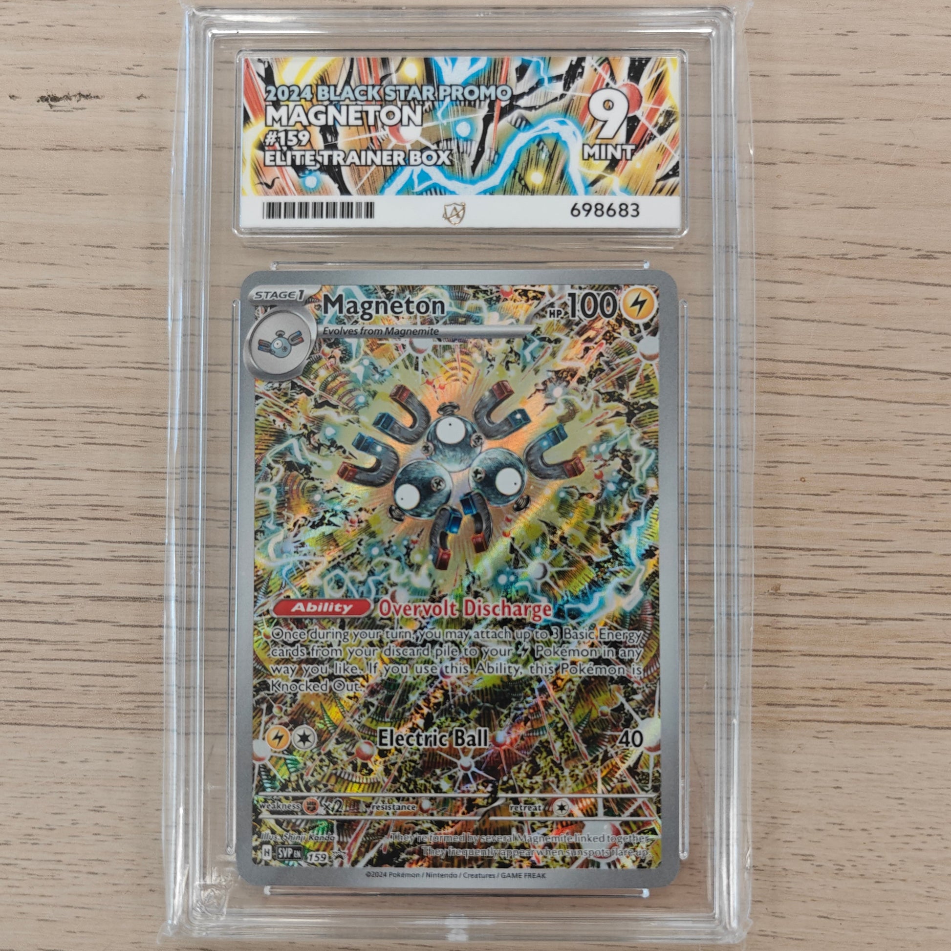 Pokemon TCG Magneton Scarlet & Violet Promo 159 (ACE 9)