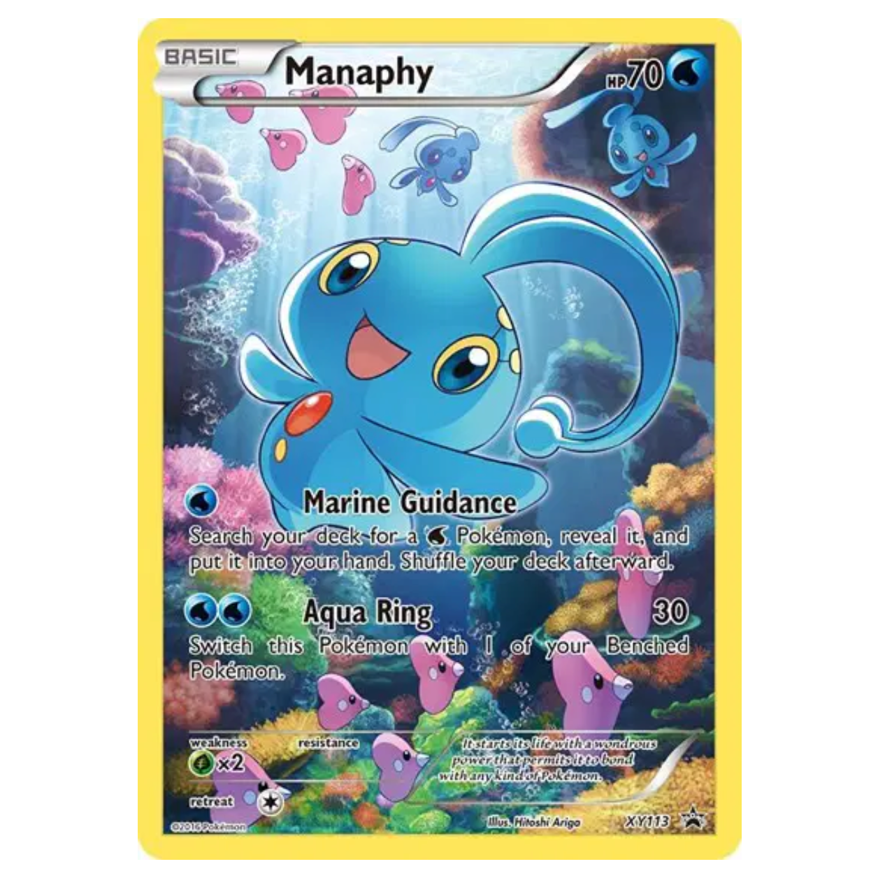 Pokemon TCG Manaphy Promo XY113
