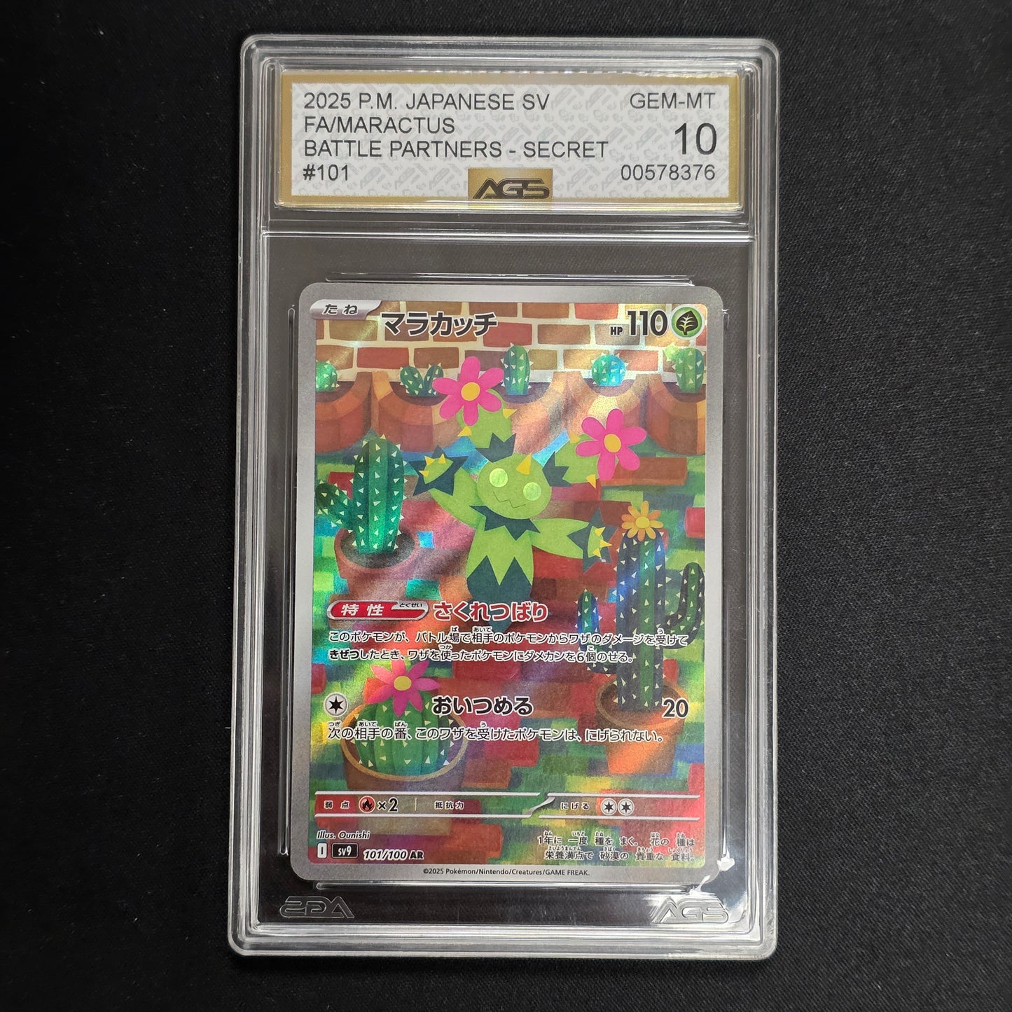 Pokemon TCG Maractus Battle Partners 101/100 (ACG 10)