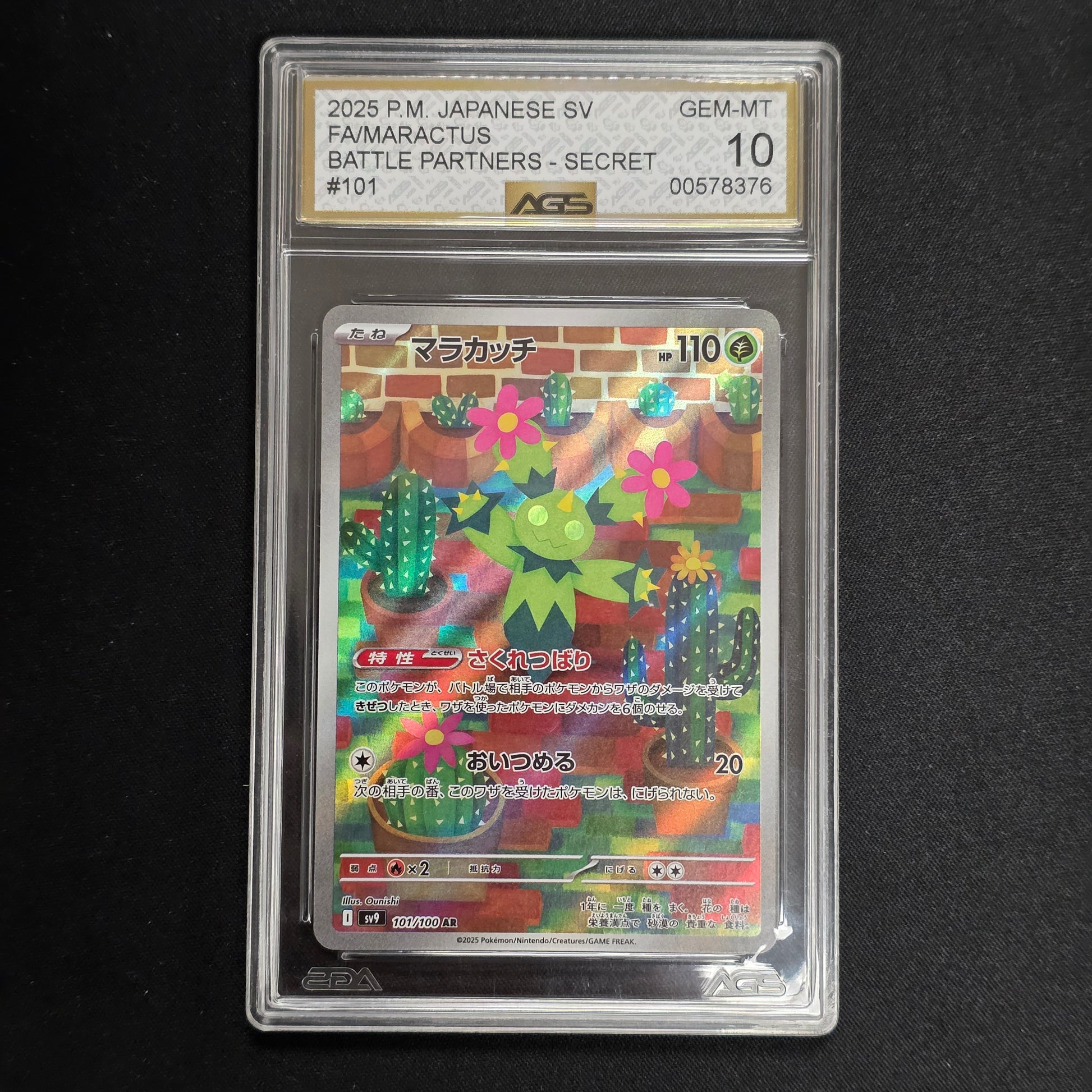 Pokemon TCG Maractus Battle Partners 101/100 (ACG 10)