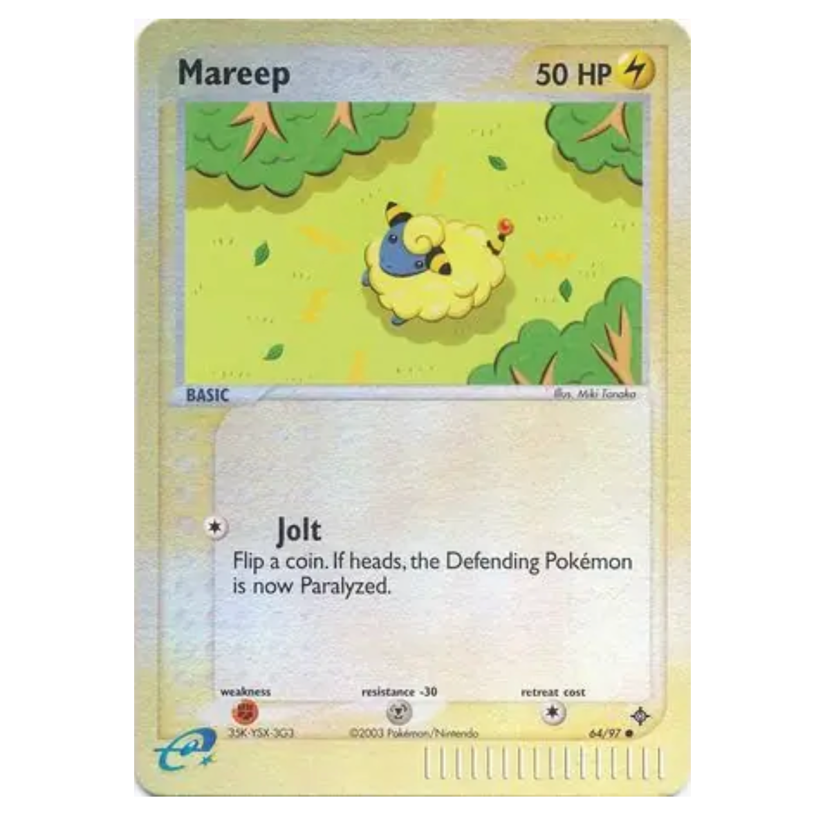 Pokemon TCG Mareep *Reverse Holo* EX Dragon 64/97