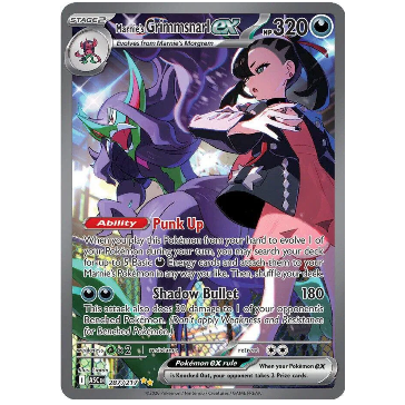 Pokemon TCG Marnie's Grimmsnarl ex Ascended Heroes 287/217