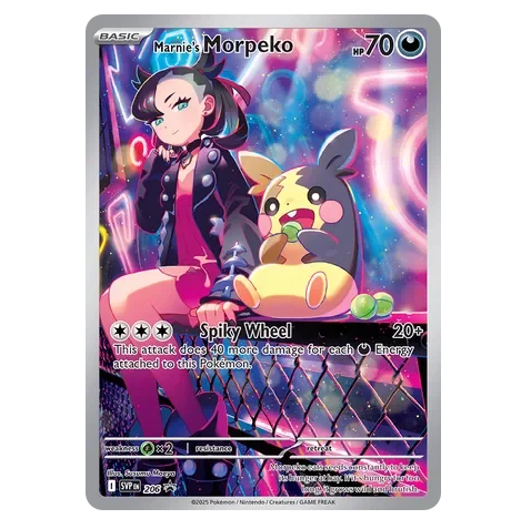 Pokemon TCG Marnie's Morpeko Promo 206