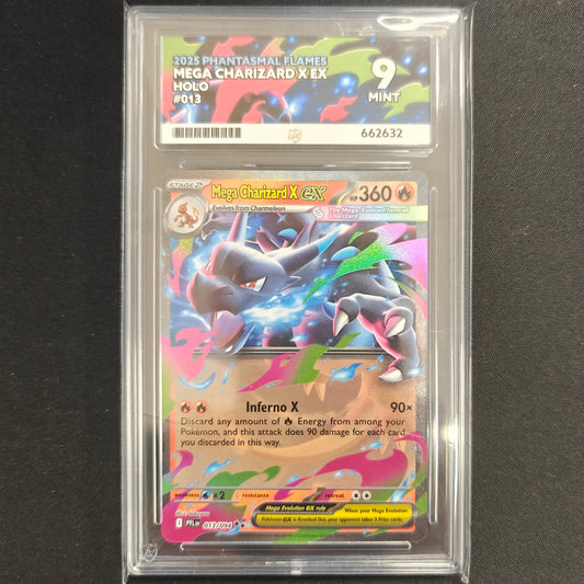 Pokemon TCG Mega Charizard X ex Phantasmal Flames 013/094 (ACE 9)