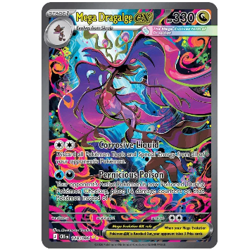 Pokemon TCG Mega Dragalge ex Chaos Rising 118/086