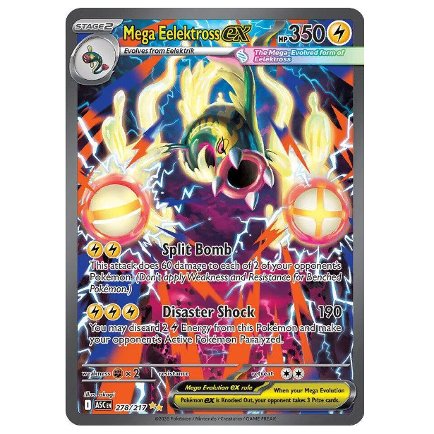 Pokemon TCG Mega Elektross ex Ascended Heroes 278/217