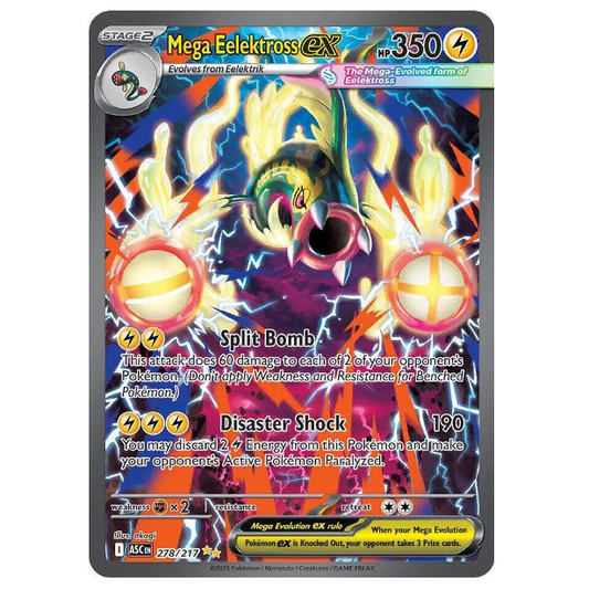 Pokemon TCG Mega Elektross ex Ascended Heroes 278/217
