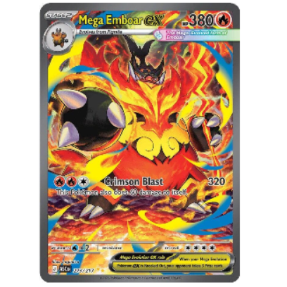 Pokemon TCG Mega Emboar ex Ascended Heroes 273/217