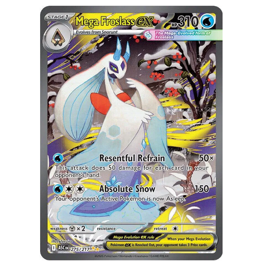 Pokemon TCG Mega Froslass ex Ascended Heroes 275/217