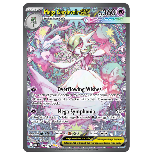 Pokemon TCG Mega Gardevoir ex Mega Symphonia 178/132