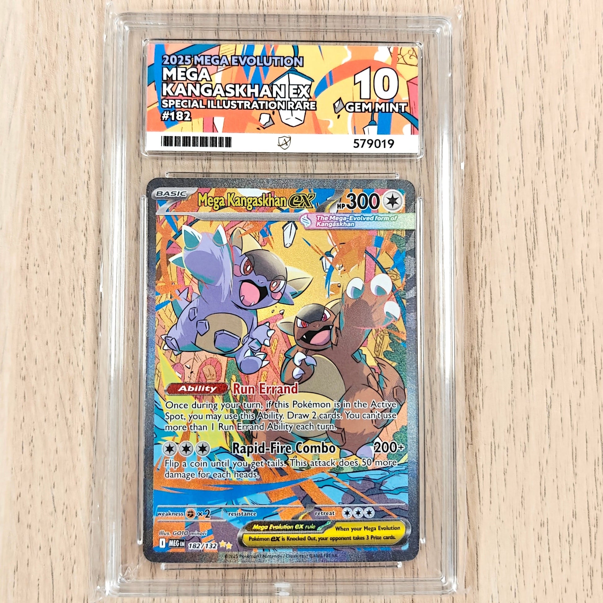 Pokemon TCG Mega Kangaskhan Ex Mega Evolution 182/132 English ACE 10