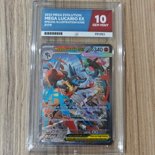 Pokemon TCG Mega Lucario ex Mega Evolution 179/132 (ACE 10)