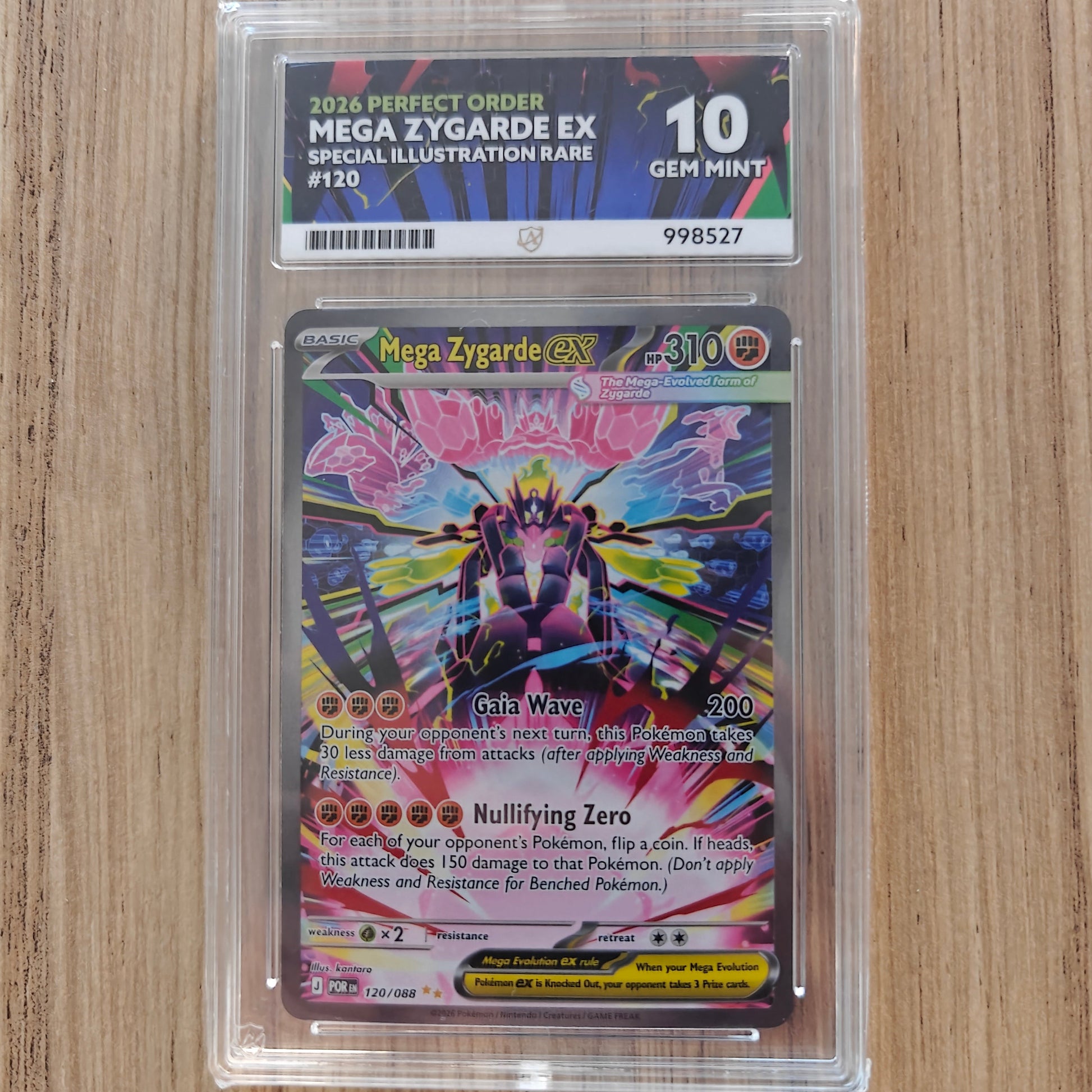 Pokemon TCG Mega Zygarde ex Perfect Order 120/088 (ACE 10)