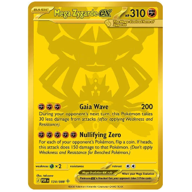 Pokemon TCG Mega Zygarde ex Perfect Order 124/088