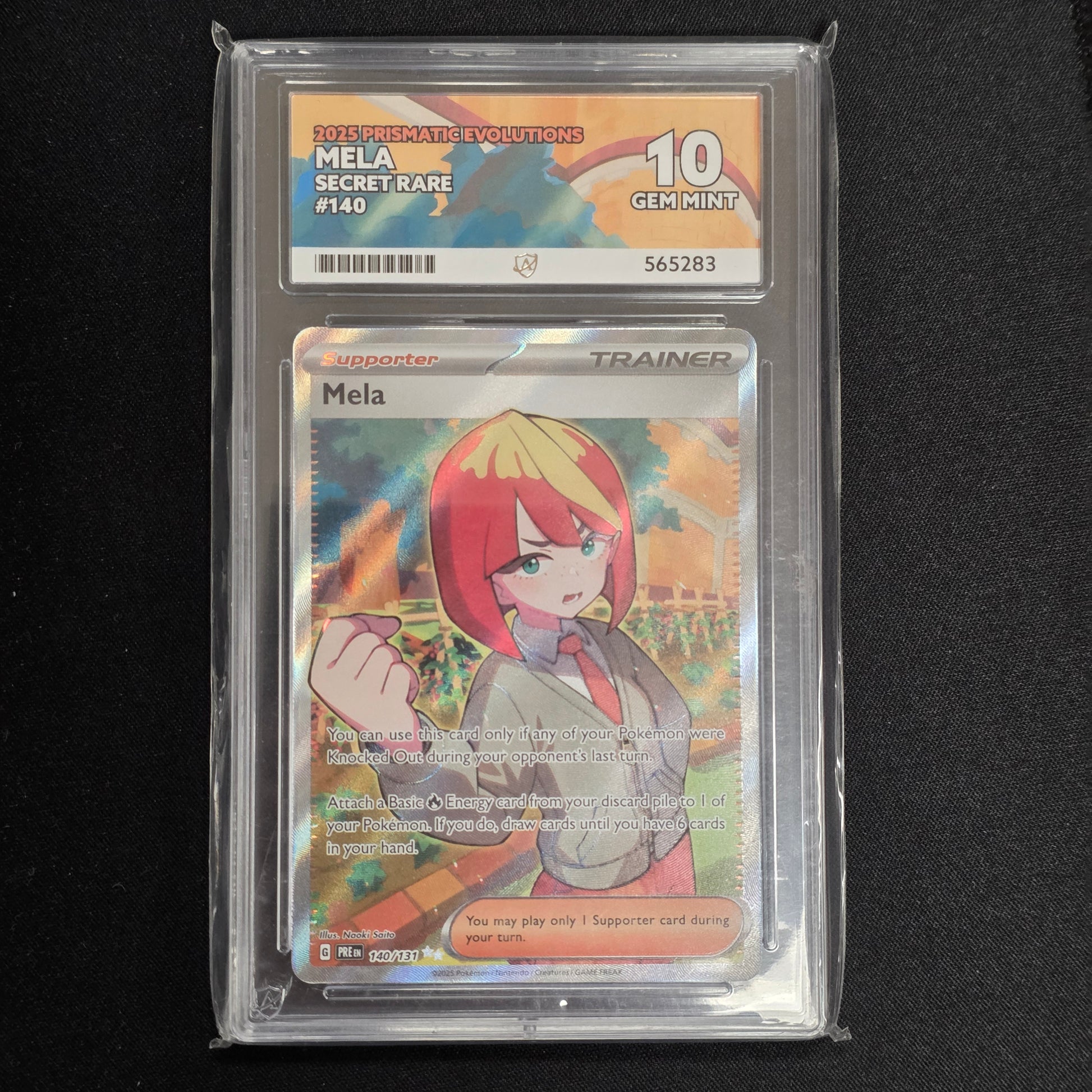 Pokemon TCG Mela Prismatic Evolutions 140/131 (Ace 10)