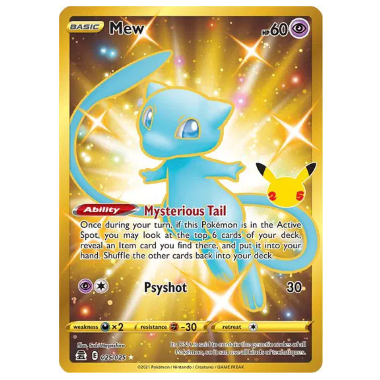 Pokemon TCG Mew Celebrations 025/025