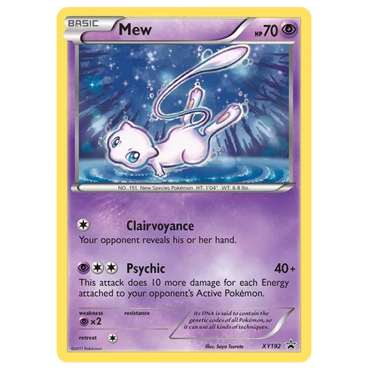 Pokemon TCG Mew Promo XY192