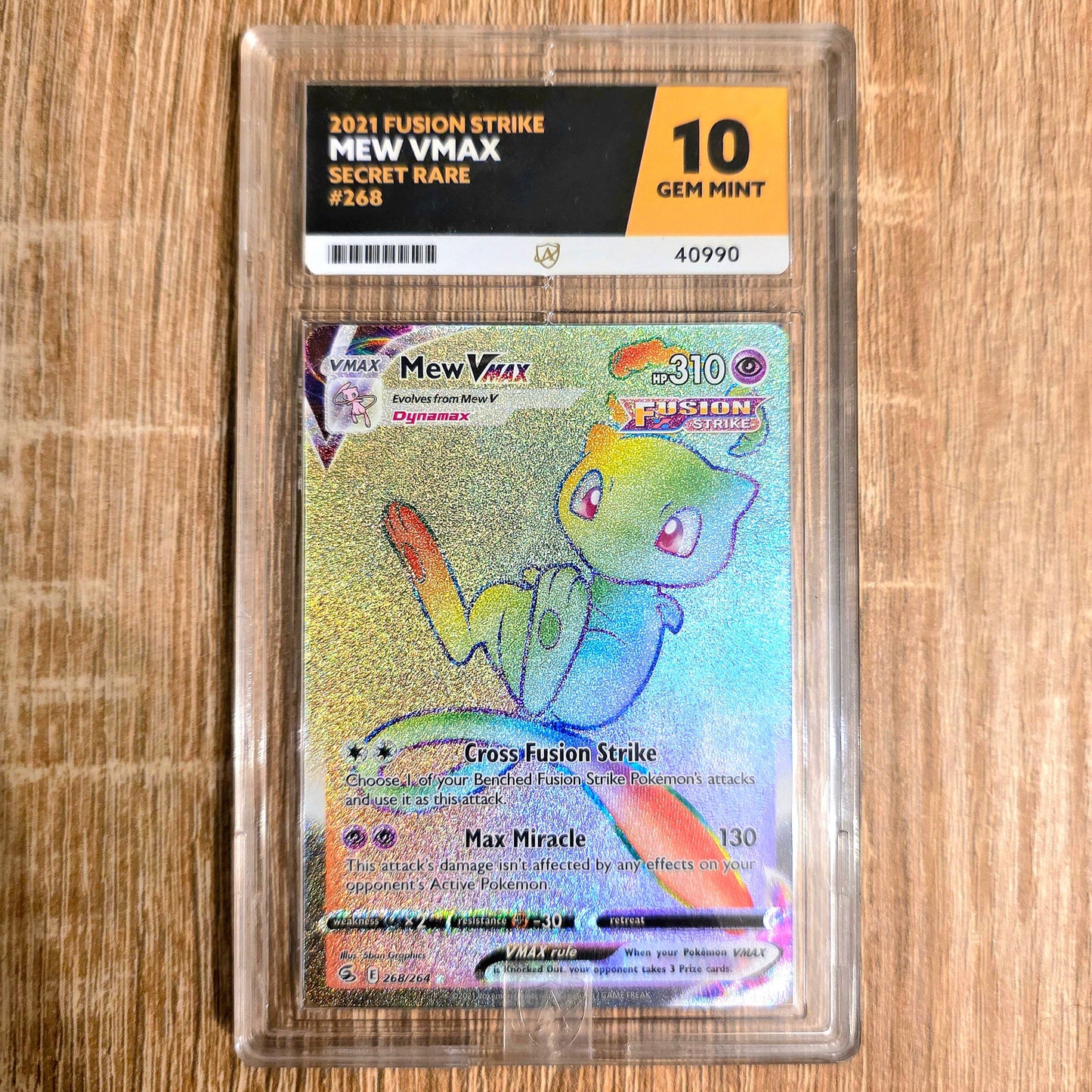 Pokemon TCG Mew VMAX Fusion Strike 268/264 (Ace 10)