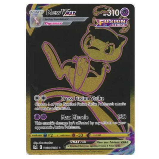 Pokemon TCG Mew VMAX Fusion Strike TG30/TG30